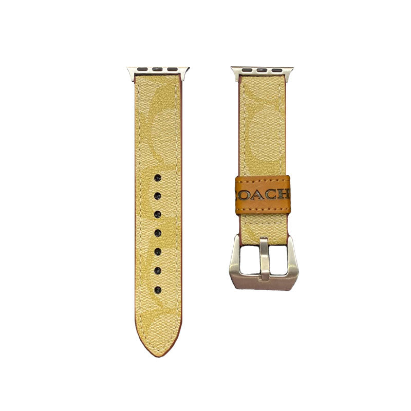 Leather Classic Apple Watch Band Black-YHK244221710