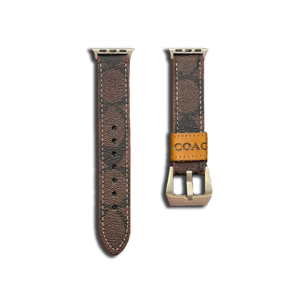 Leather Classic Apple Watch Band Dark brown-YHK244221710