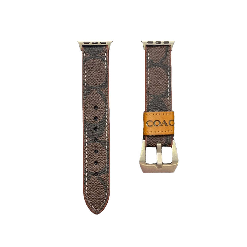 Leather Classic Apple Watch Band Black-YHK244221710