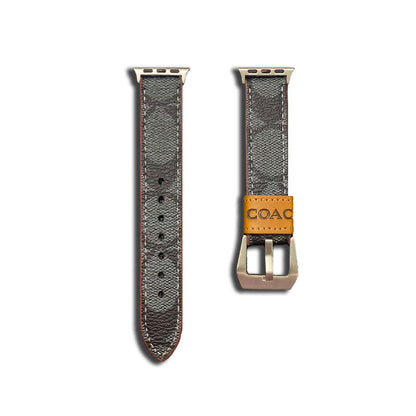 Leather Classic Apple Watch Band Black-YHK244221710