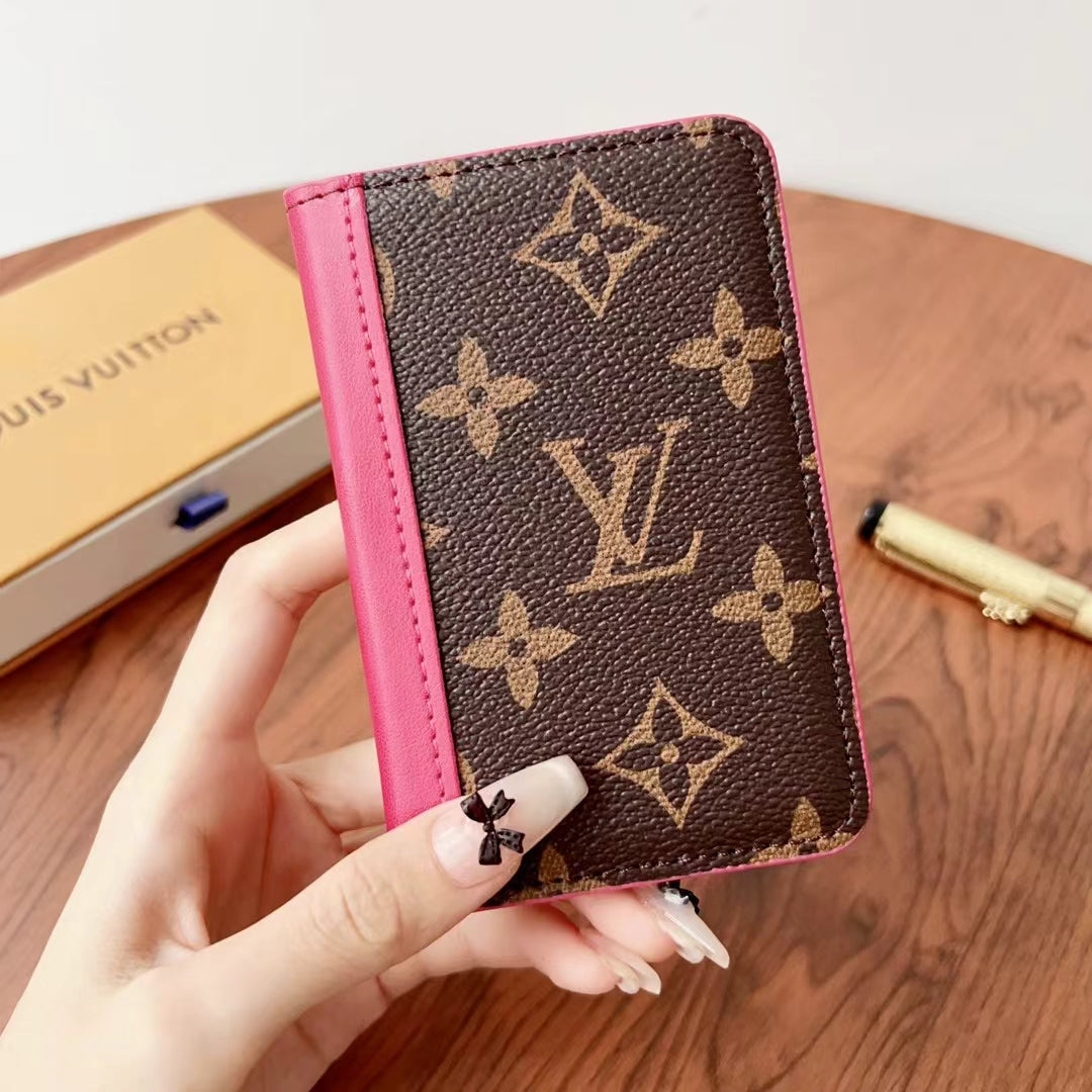Elegant Lou Checkered & Monogram Wallets