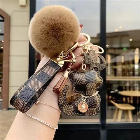 Trendy Cat Ball Pendant Keychain - cuteocase