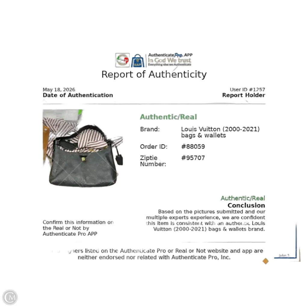 Handbag Luxury Designer By Louis Vuitton, Size: Medium