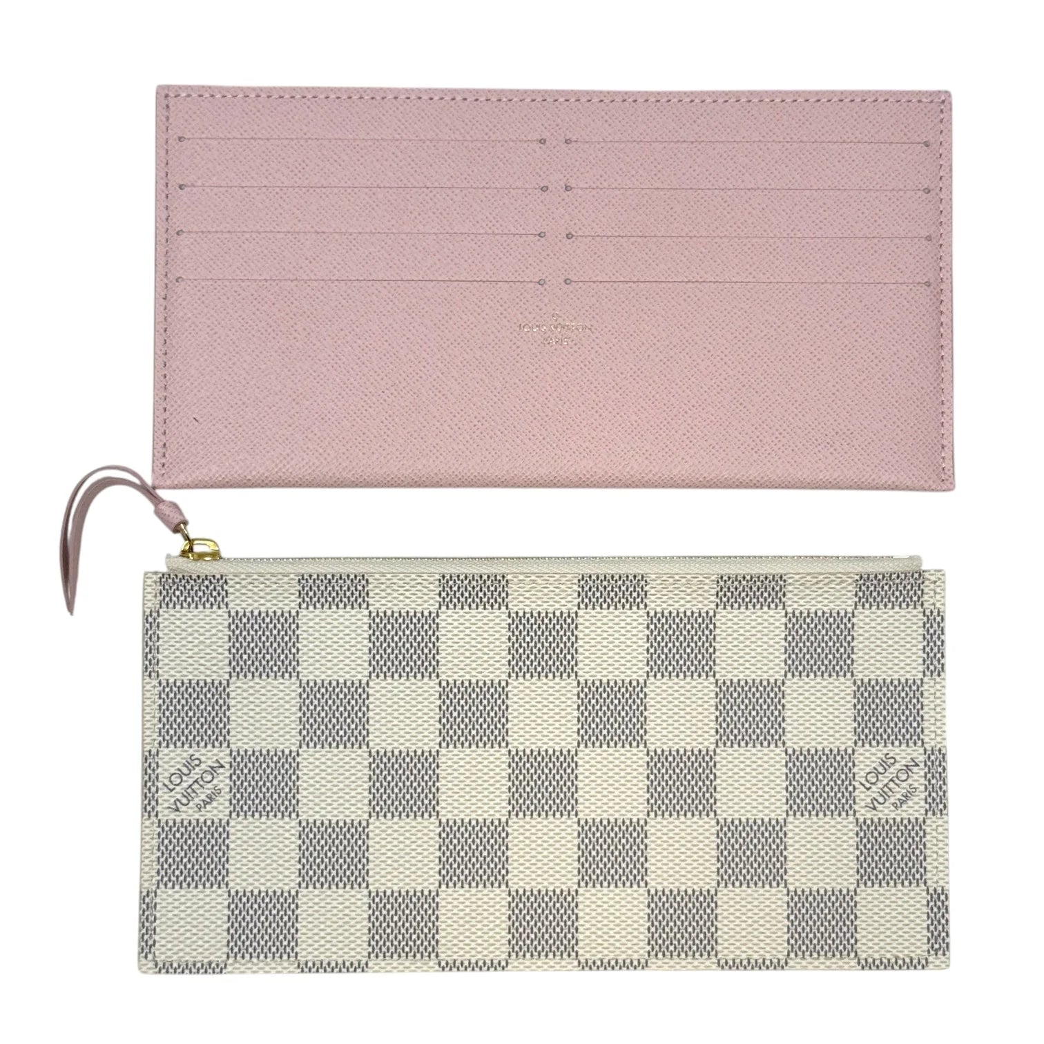 Pochette Félicie In Damier Azur Canvas Luxury Designer By Louis Vuitton, Size: Small