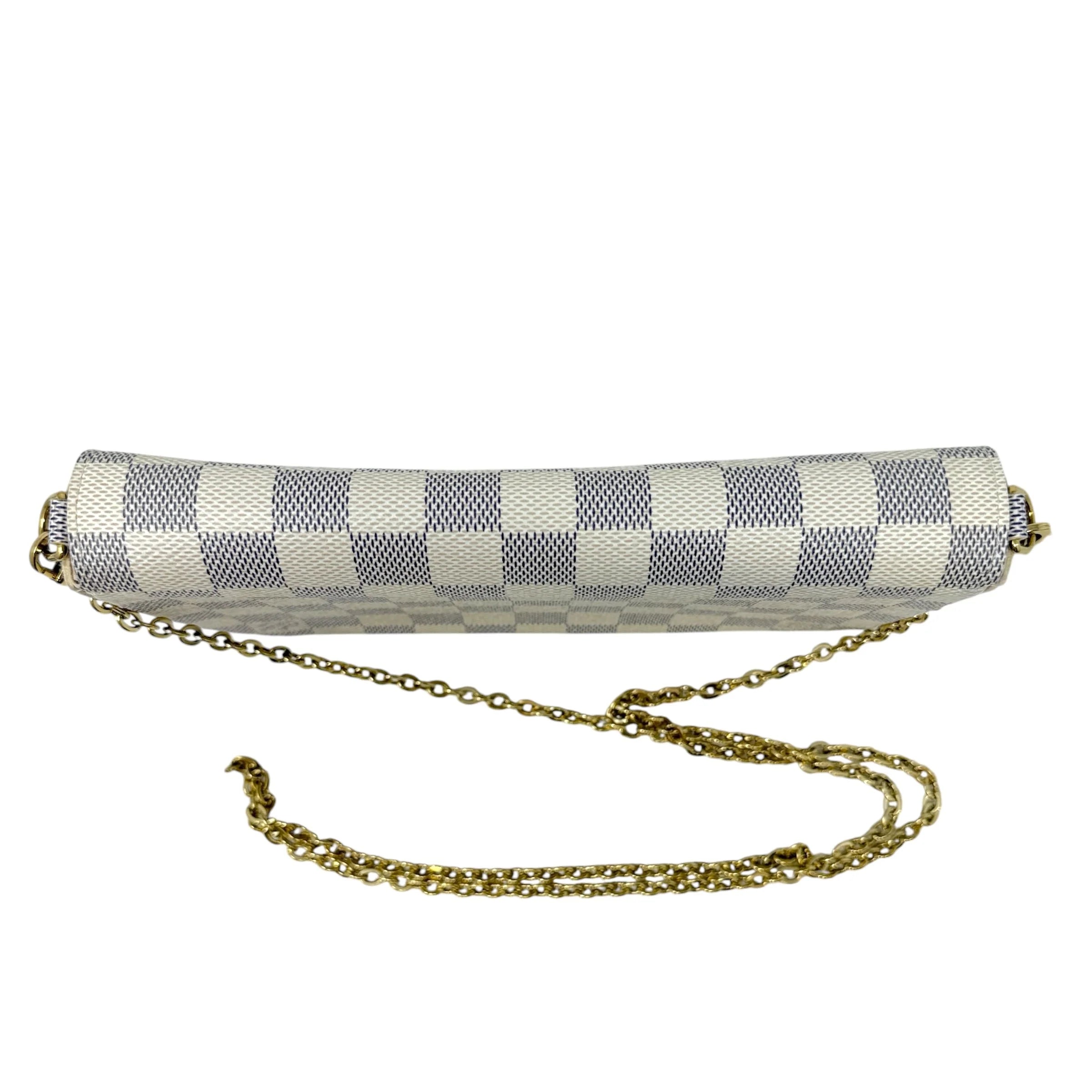 Pochette Félicie In Damier Azur Canvas Luxury Designer By Louis Vuitton, Size: Small