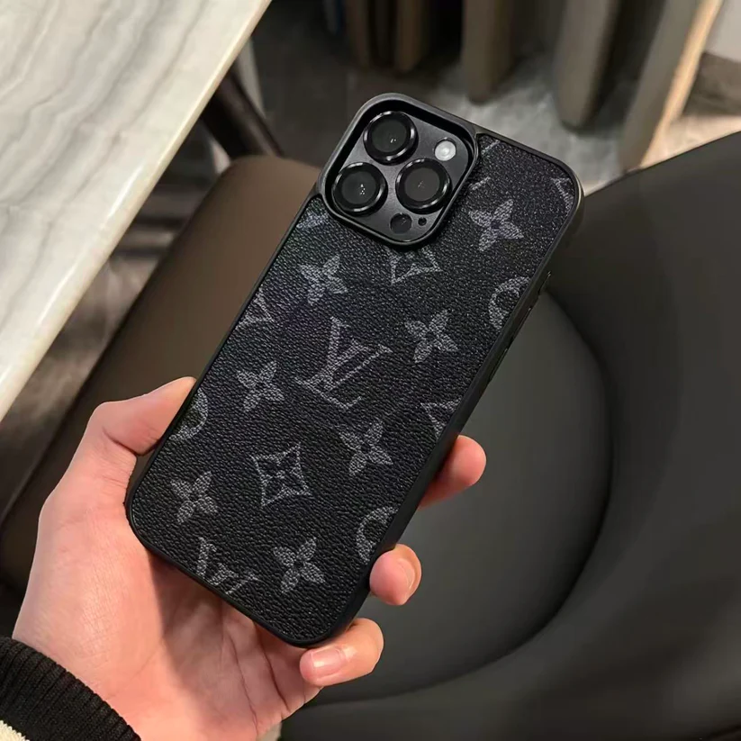 Classic Monogram Leather Phone Case