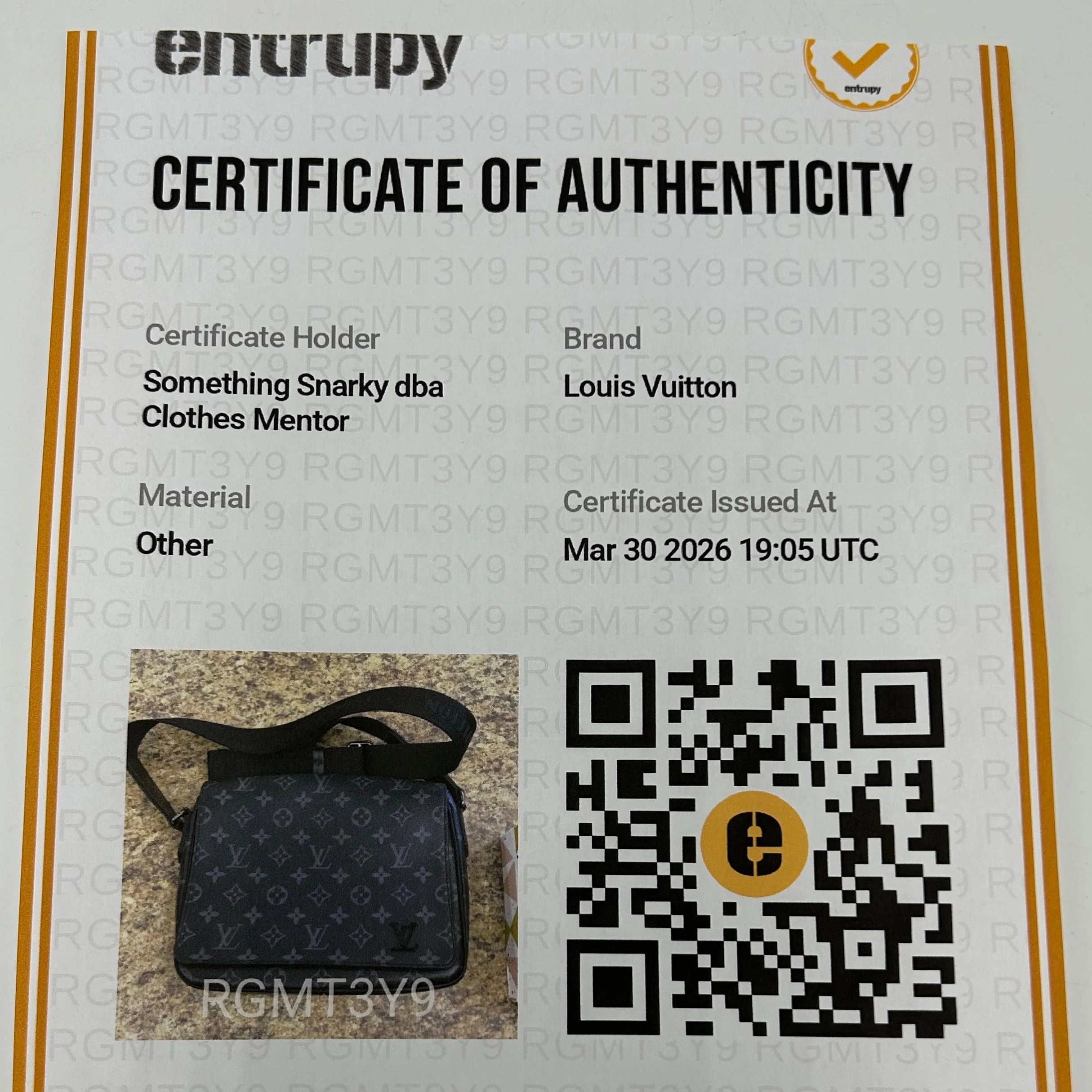 Louis Vuitton District PM Luxury Messenger Handbag