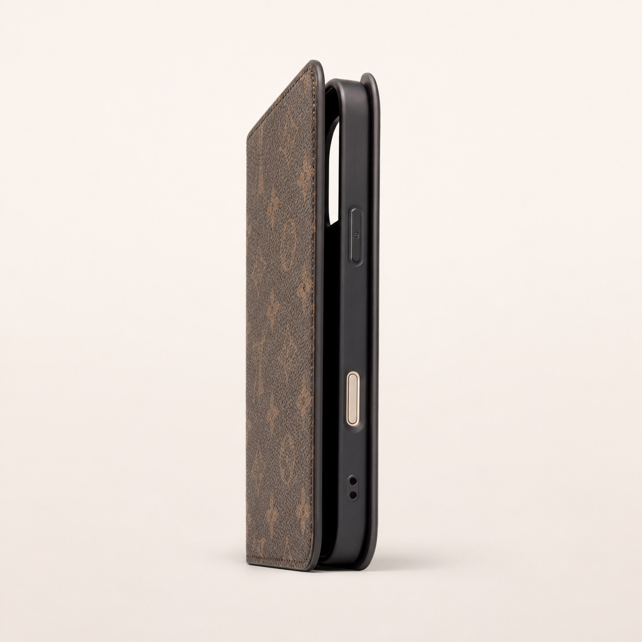Vintage Monogram Folio Wallet iPhone Case