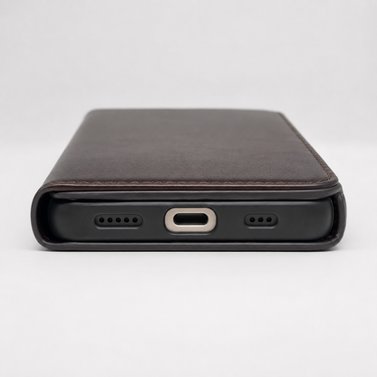 Vintage Monogram Folio Wallet iPhone Case
