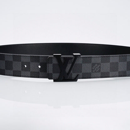 Luxury Black Lacquer Buckle Leather Belt