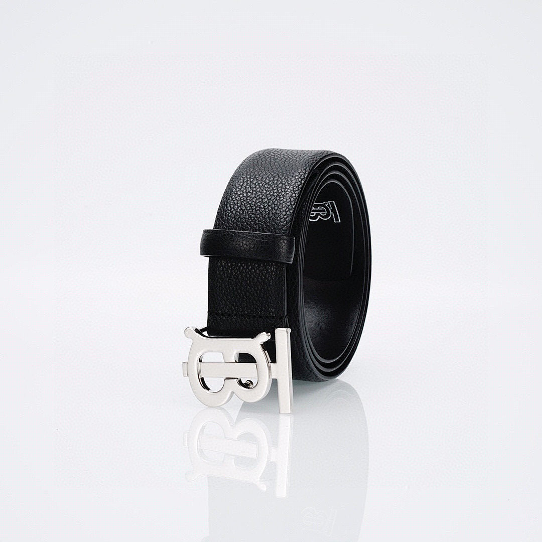 BB Belt with Silver Buckle