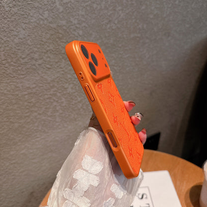 The Tangerine Monogram iPhone Case