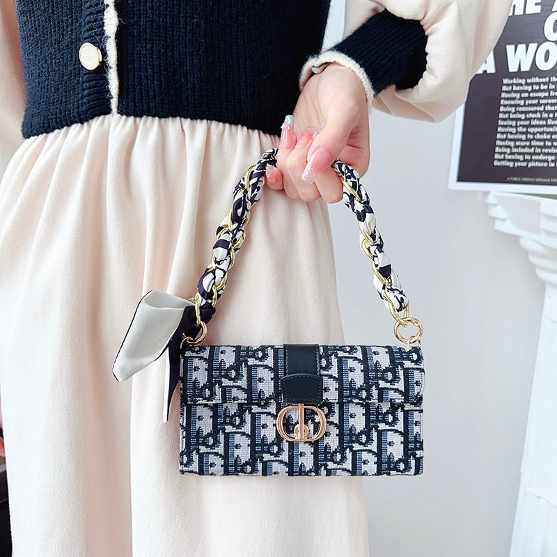 Fashion Bag Scarves Chain iPhone Case