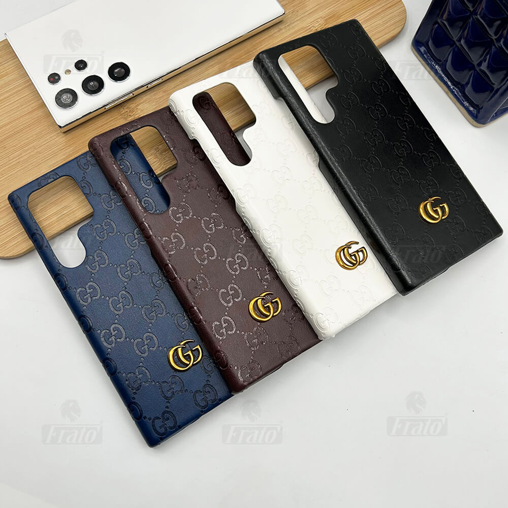 Luxury Premium Fashion Brand Leather Case For Samsung Galaxy