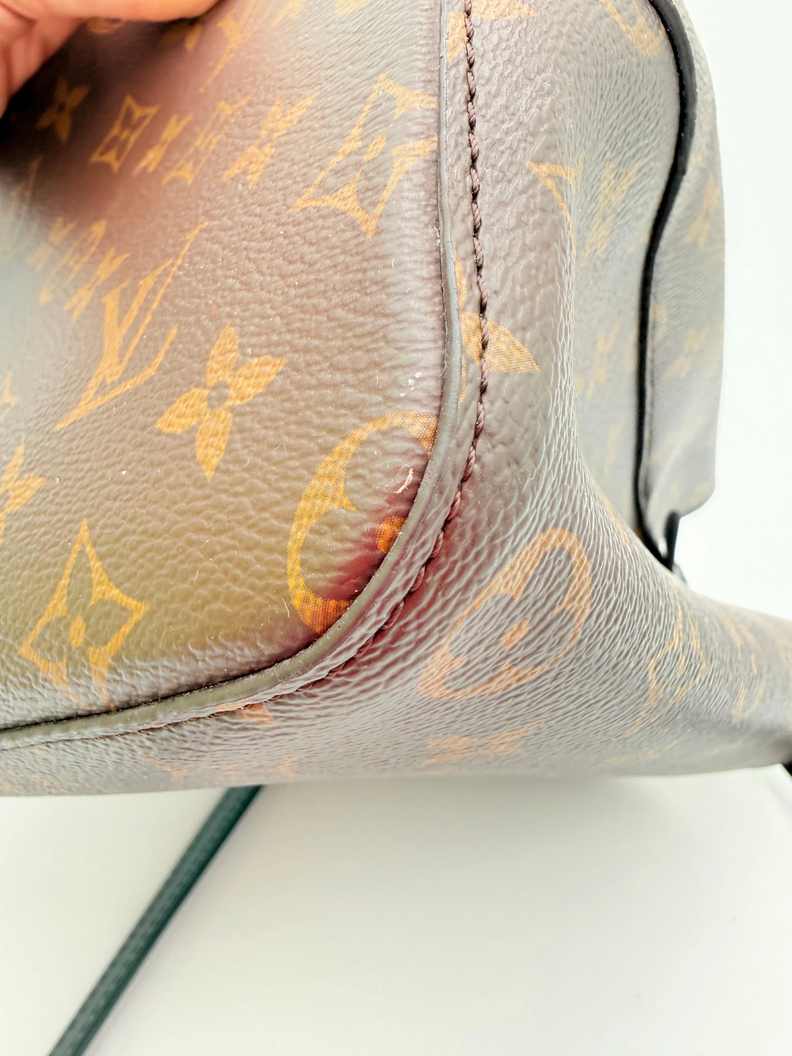 Crossbody Luxury Designer By Louis Vuitton In Black & Brown, Size:Medium