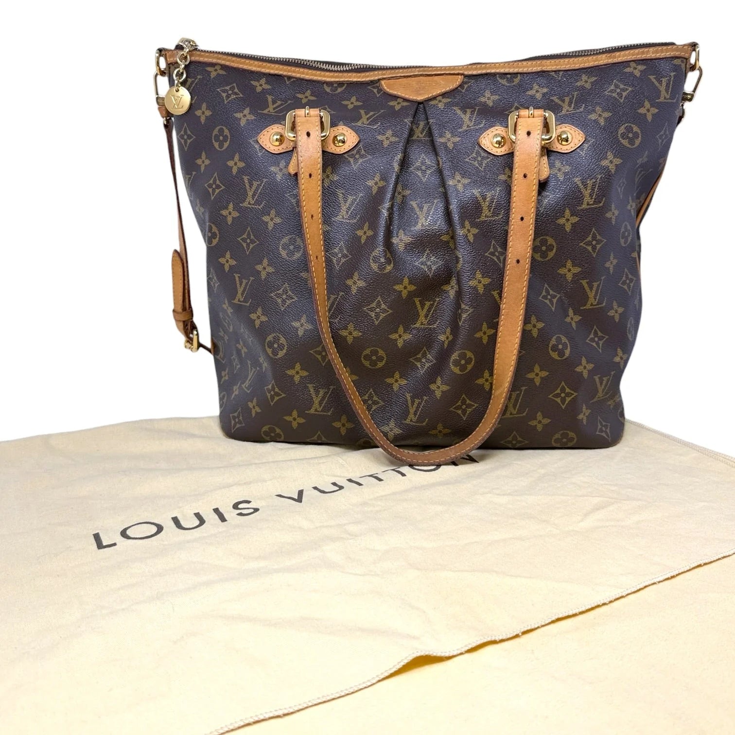 2011 Palermo GM Monogram Canvas Tote Bag Luxury Designer By Louis Vuitton, Size: Large