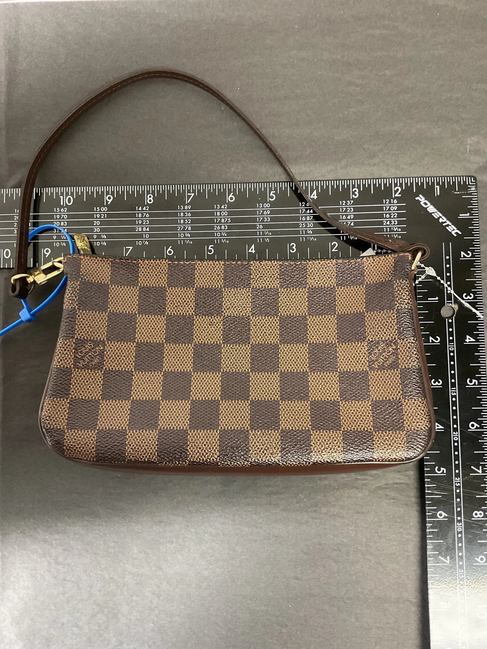 Handbag Luxury Designer By Louis Vuitton In Brown, Size:Small