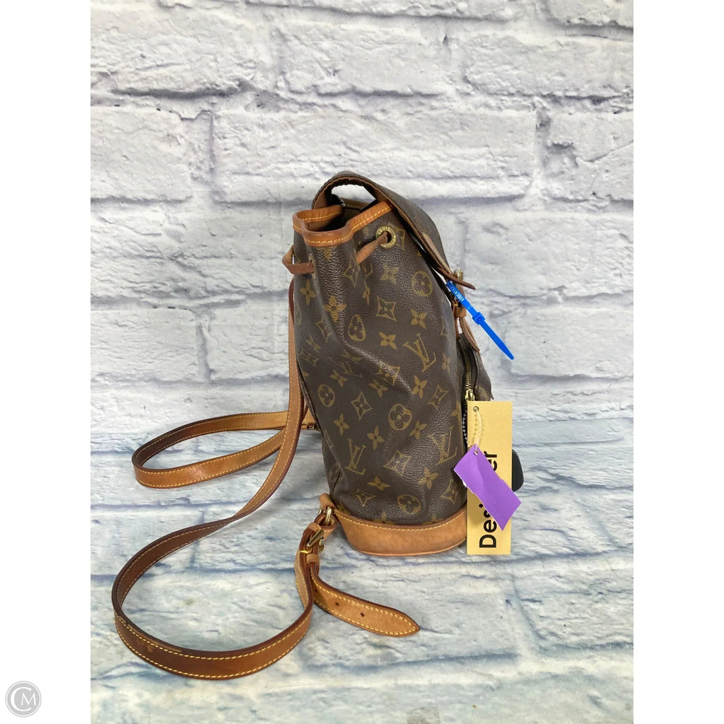 Backpack Luxury Designer By Louis Vuitton, Size: Medium