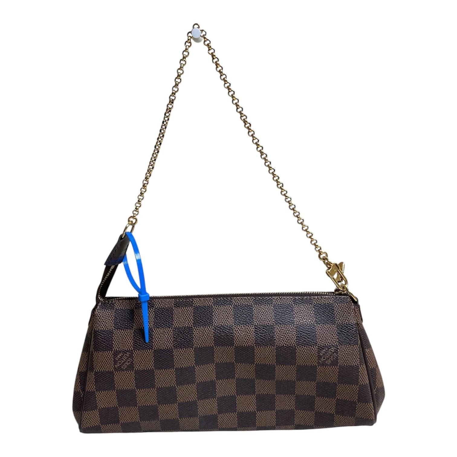 Handbag Luxury Designer By Louis Vuitton In Brown & Gold, Size:Small