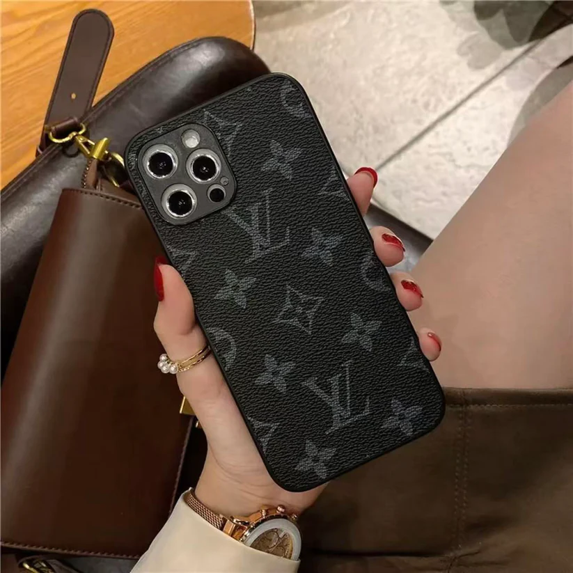 Classic Monogram Leather Phone Case