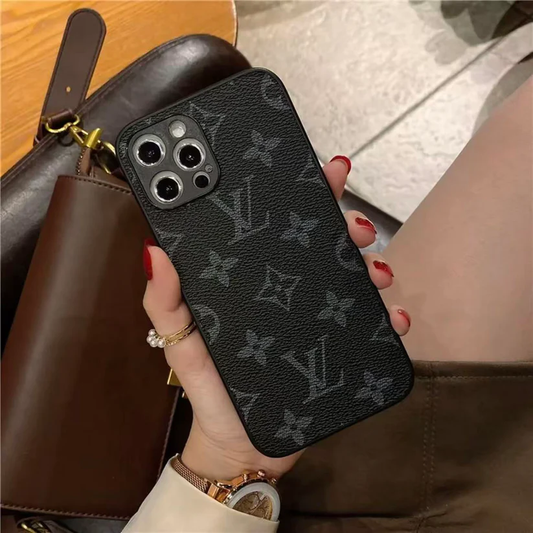 Classic Monogram Leather Phone Case