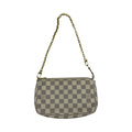 Handbag Luxury Designer By Louis Vuitton In Blue & Cream, Size:Small