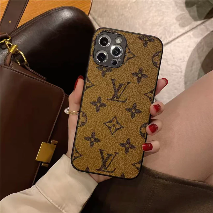 Classic Monogram Leather Phone Case
